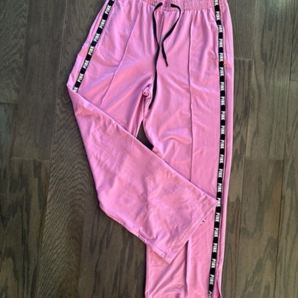 Victoria's Secret PINK High Waist wider Leg Track Pants - Picture 2 of 14